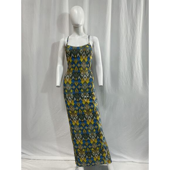 Luli Fama Maxi Blue Dress Size XS - Picture 2 of 5